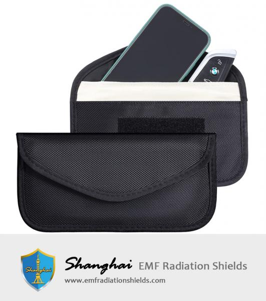 Faraday Bags for Car Keys and Cell Phone, Signal Blocking Key Pouch, Anti Theft Car Protection