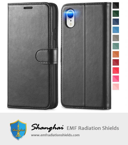 RFID Blocking iPhone XR Wallet Case, iPhone XR Case, Premium PU Leather Flip Cover