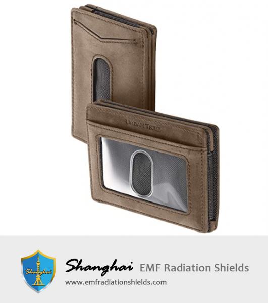RFID Sleeve Wallet Premium Leather Money Clip Card Holder 10 Cards