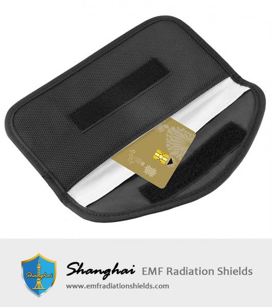 Signal Blocking Bag, GPS RFID Faraday Bag Shield Cage Pouch Wallet Phone Case for Cell Phone Privacy Protection